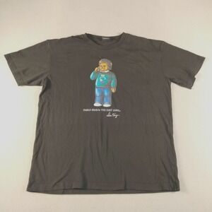 The Dirt Label Shirt Mens XL Black Pablo Bear Graphic‎ Made in USA T-Shirt Tee